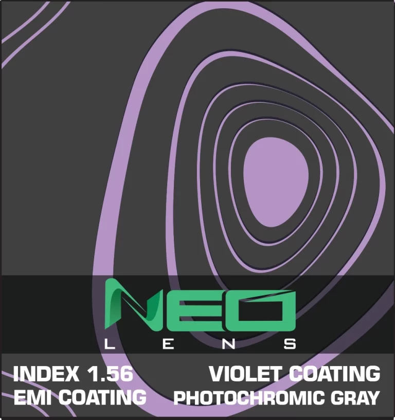 Index 1.56 PHOTO -VIOLET COATING